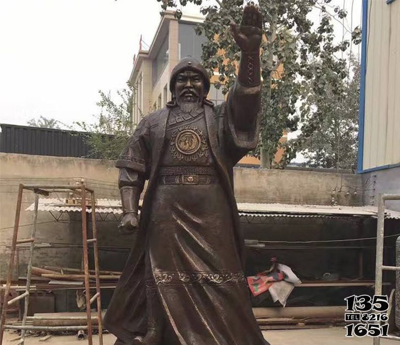 成吉思汗雕塑-景區(qū)揮手銅雕創(chuàng)意成吉思汗雕塑 成吉思汗雕塑-景區(qū)揮手銅雕創(chuàng)意成吉思汗雕塑高清圖片