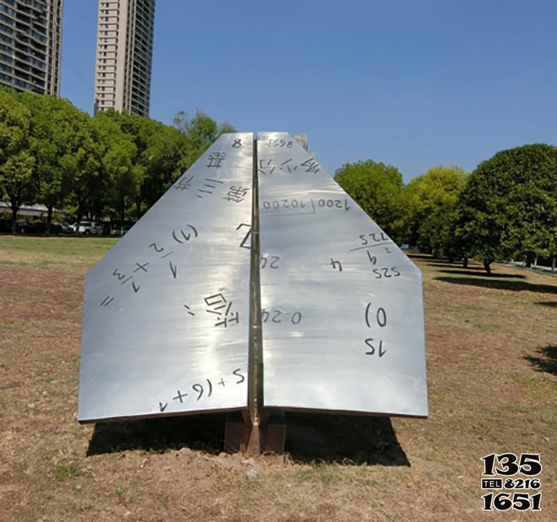 飛機雕塑-公園草坪不銹鋼白鋼飛機雕塑 飛機雕塑-公園草坪不銹鋼白鋼飛機雕塑