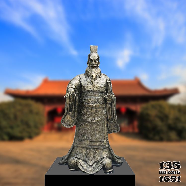 秦始皇雕塑-景區千古一帝秦始皇雕像 秦始皇雕塑-景區千古一帝秦始皇雕像高清圖片