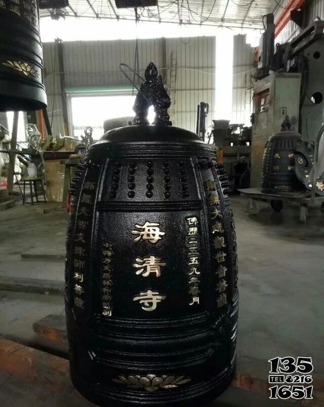 銅鐘雕塑-宗教廟宇鑄銅鐘 銅鐘雕塑-宗教廟宇鑄銅鐘高清圖片
