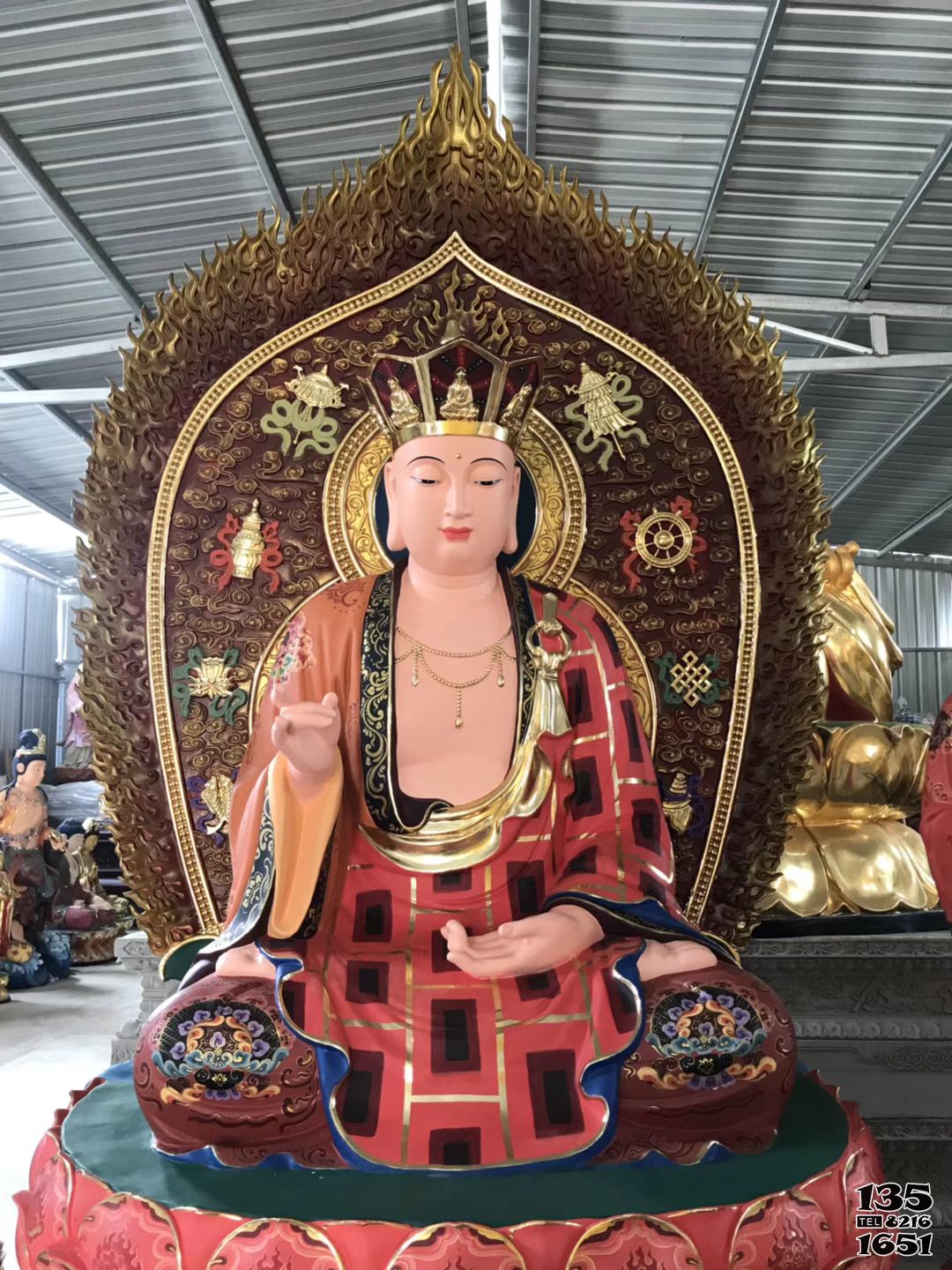 地藏王雕塑-佛像菩薩大型玻璃鋼彩繪地藏王雕塑 地藏王雕塑-佛像菩薩大型玻璃鋼彩繪地藏王雕塑