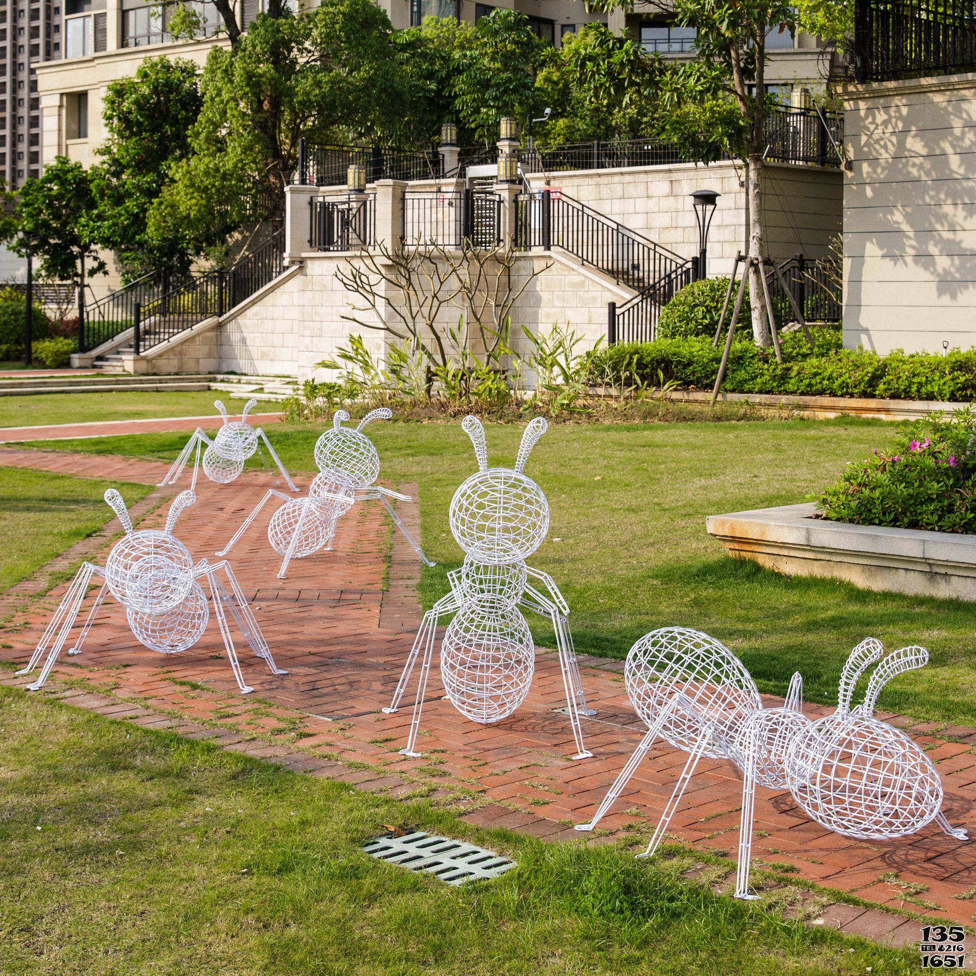 螞蟻雕塑-戶外公園大型不銹鋼鏤空螞蟻雕塑 螞蟻雕塑-戶外公園大型不銹鋼鏤空螞蟻雕塑高清圖片