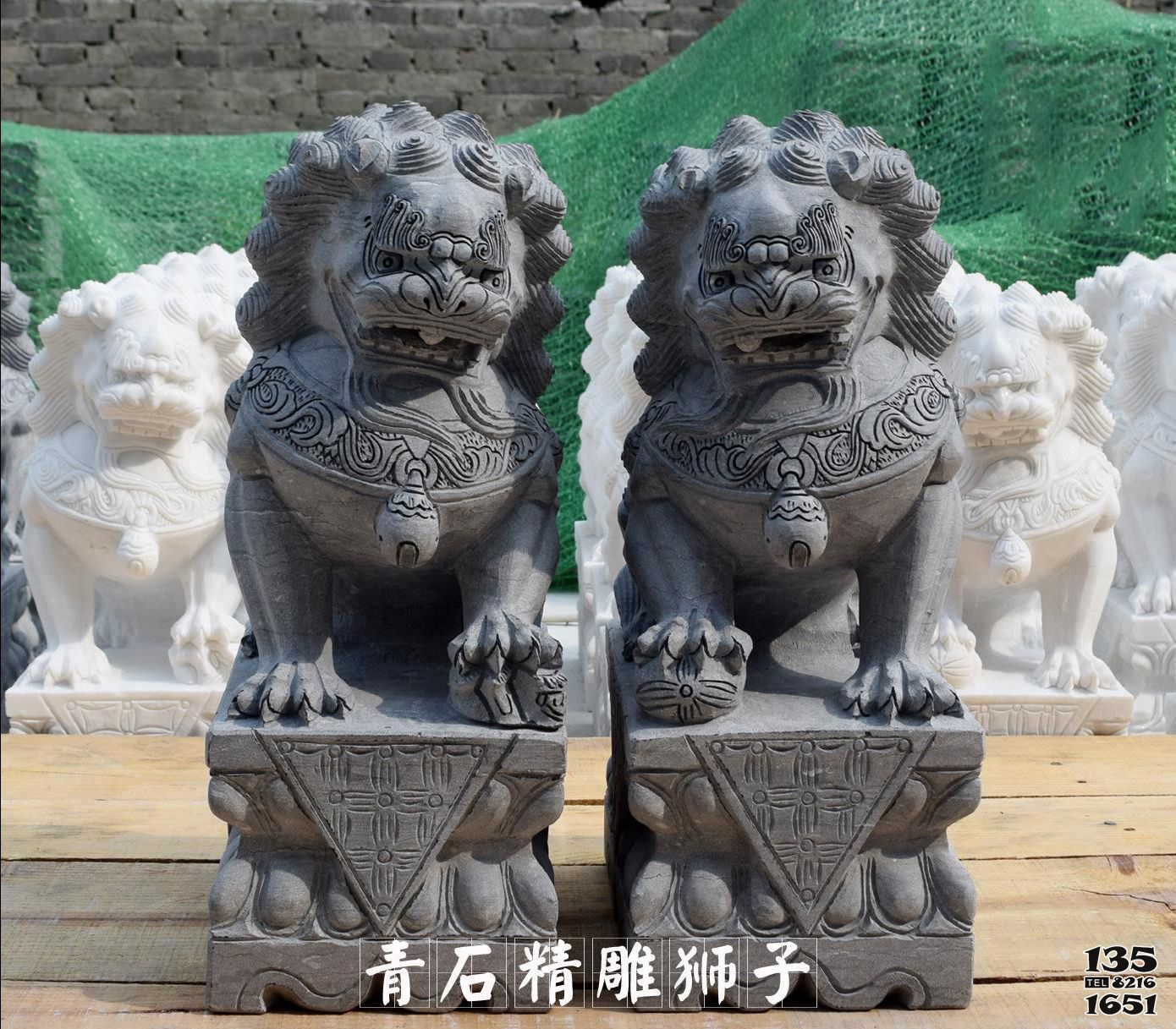 獅子雕塑-庭院家用鎮(zhèn)宅仿古青石獅子雕塑 獅子雕塑-庭院家用鎮(zhèn)宅仿古青石獅子雕塑高清圖片