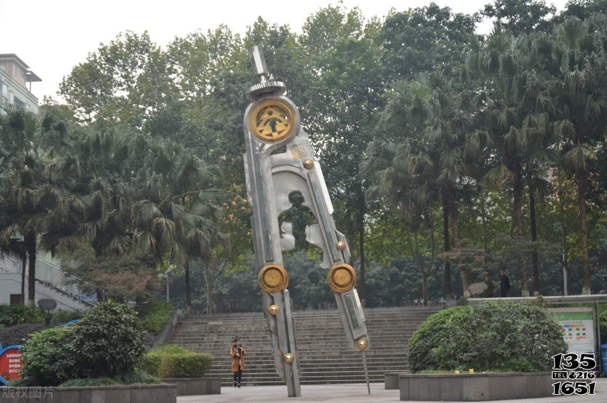 圓規雕塑-不銹鋼廣場創意圓規雕塑 圓規雕塑-不銹鋼廣場創意圓規雕塑高清圖片