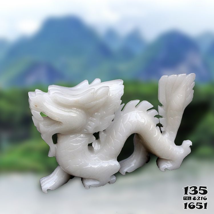 龍雕塑-室內(nèi)翡翠石雕仿真神獸龍雕塑 龍雕塑-室內(nèi)翡翠石雕仿真神獸龍雕塑高清圖片