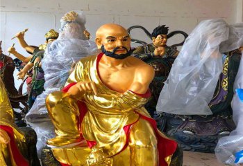 十八羅漢雕塑-寺廟供奉佛像玻璃鋼彩繪十八羅漢雕塑