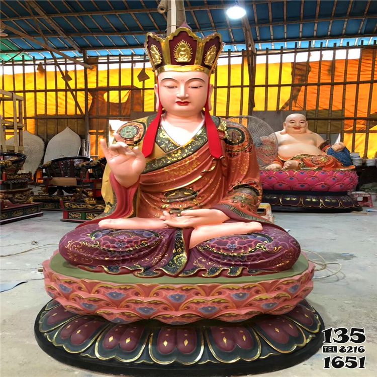 地藏王雕塑-大型玻璃鋼彩繪佛像地藏王雕塑 地藏王雕塑-大型玻璃鋼彩繪佛像地藏王雕塑高清圖片