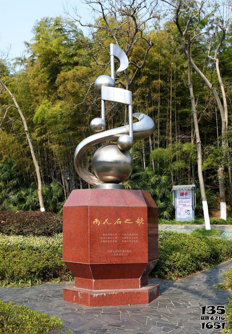 音符雕塑-公園不銹鋼鏡面創意音符雕塑 音符雕塑-公園不銹鋼鏡面創意音符雕塑高清圖片