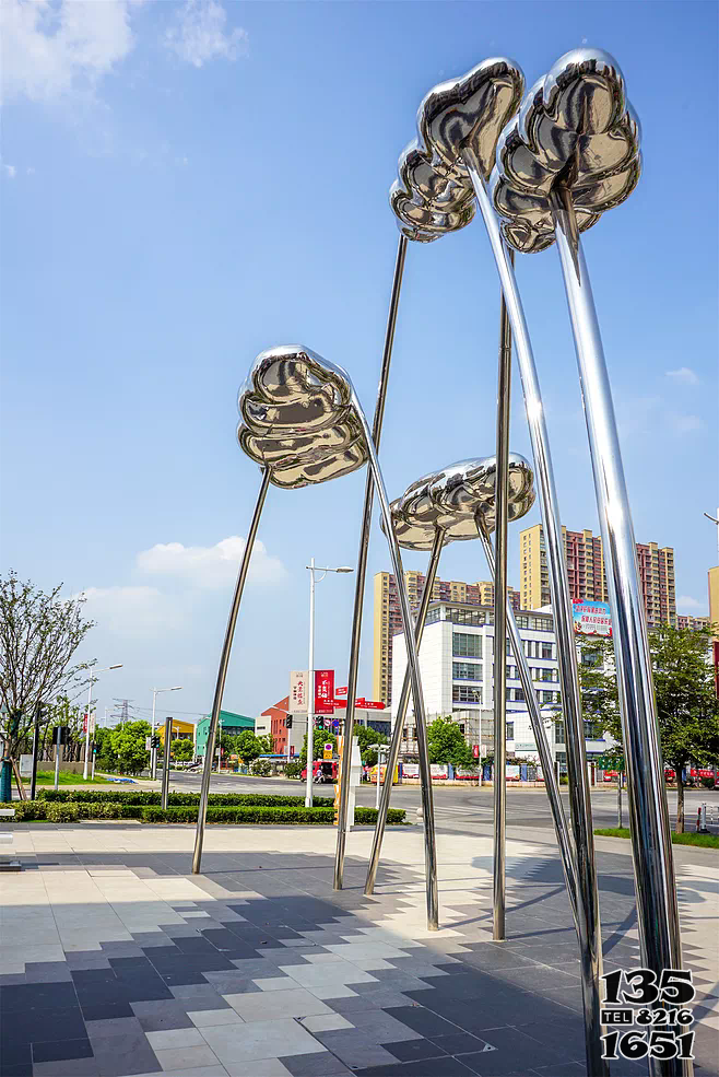 荷葉雕塑-廣場不銹鋼抽象藝術荷葉雕塑 荷葉雕塑-廣場不銹鋼抽象藝術荷葉雕塑