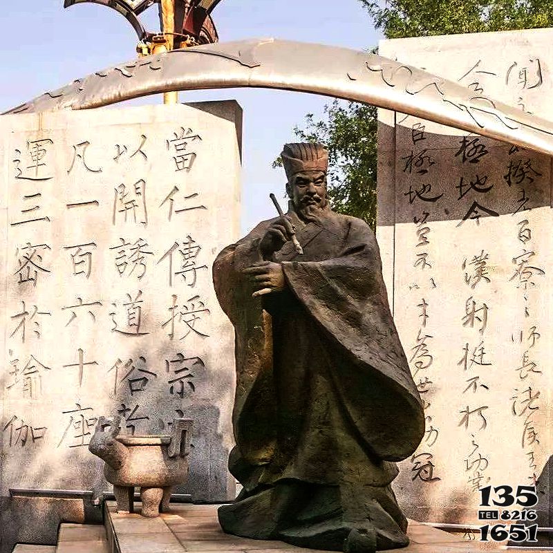 柳公權雕塑-廣場擺放中國古代著名書法家柳公權玻璃鋼仿銅雕塑像 柳公權雕塑-廣場擺放中國古代著名書法家柳公權玻璃鋼仿銅雕塑像高清圖片