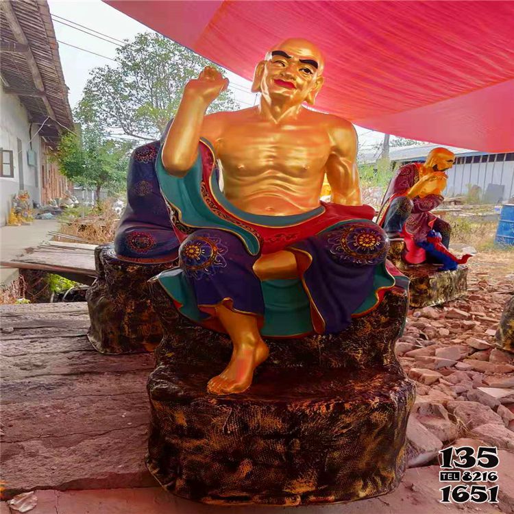 十八羅漢雕塑-玻璃鋼彩繪景區寺廟大型十八羅漢雕塑 十八羅漢雕塑-玻璃鋼彩繪景區寺廟大型十八羅漢雕塑高清圖片