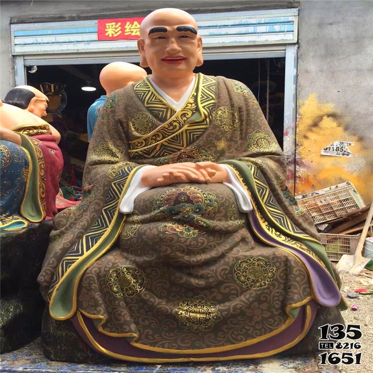 十八羅漢雕塑-玻璃鋼彩繪大型寺廟景觀供奉十八羅漢雕塑 十八羅漢雕塑-玻璃鋼彩繪大型寺廟景觀供奉十八羅漢雕塑高清圖片