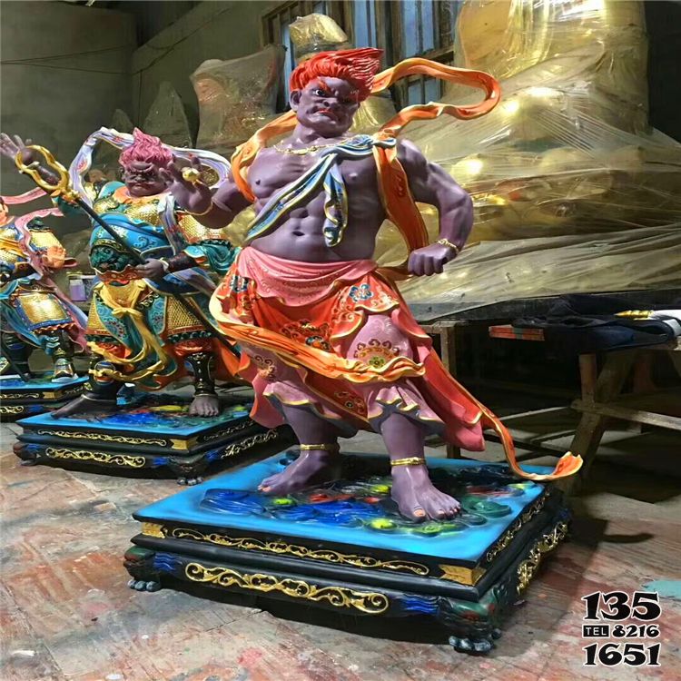 十二神將雕塑-玻璃鋼彩繪大型神話人物景觀十二神將雕塑 十二神將雕塑-玻璃鋼彩繪大型神話人物景觀十二神將雕塑
