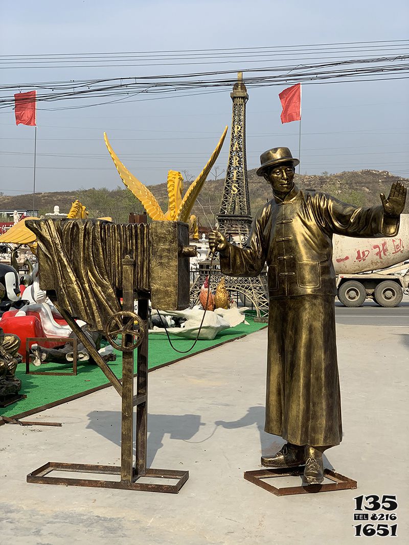 照相雕塑-旅游景區擺放玻璃鋼仿銅民俗拍照人物雕塑 照相雕塑-旅游景區擺放玻璃鋼仿銅民俗拍照人物雕塑