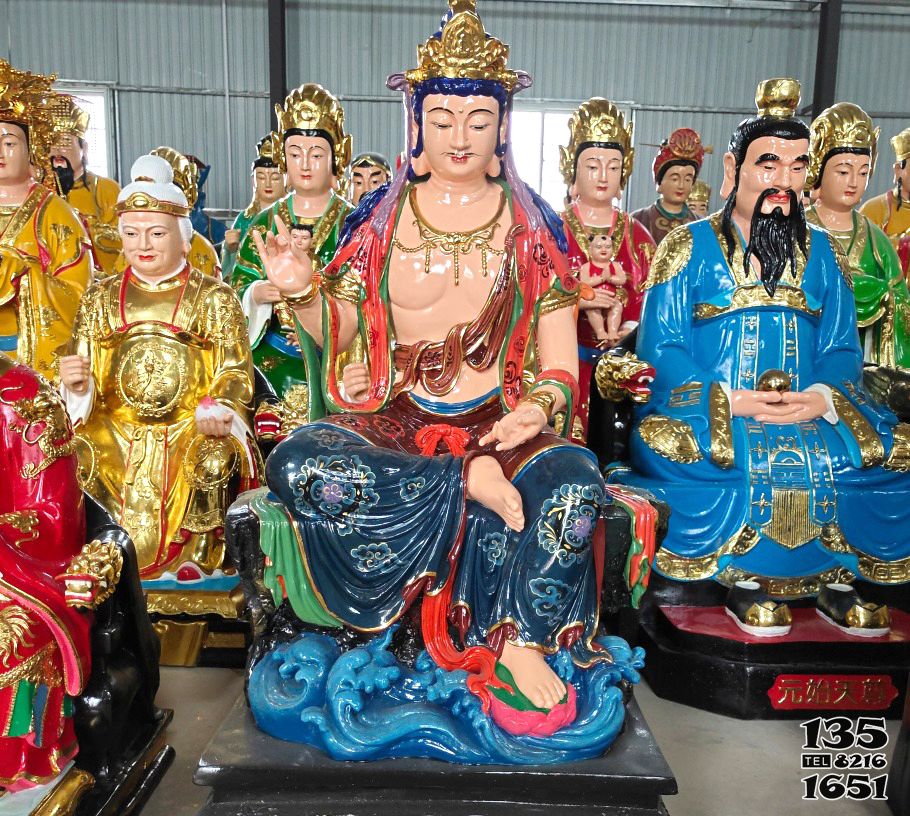 鐘馗雕塑-寺廟玻璃鋼彩繪大型仿真人物降妖除魔神話人物鐘馗雕塑 鐘馗雕塑-寺廟玻璃鋼彩繪大型仿真人物降妖除魔神話人物鐘馗雕塑