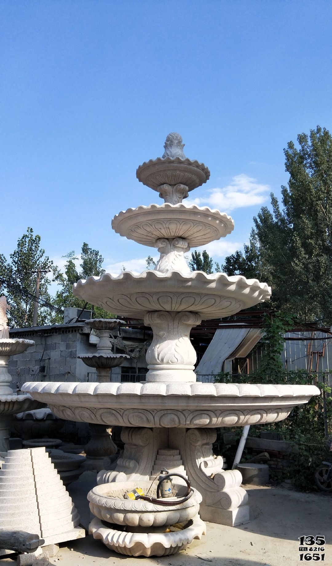 風(fēng)水球雕塑-庭院石雕多層大理石風(fēng)水球噴泉雕塑 風(fēng)水球雕塑-庭院石雕多層大理石風(fēng)水球噴泉雕塑高清圖片