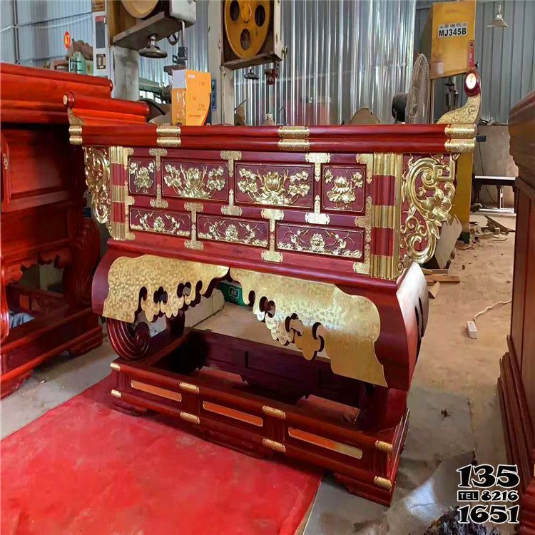 供桌雕塑-寺廟景觀室內大殿元寶桌木雕供桌 供桌雕塑-寺廟景觀室內大殿元寶桌木雕供桌