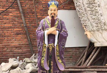 龍王雕塑-玻璃鋼娑竭羅龍王彩繪園林擺件龍王雕塑