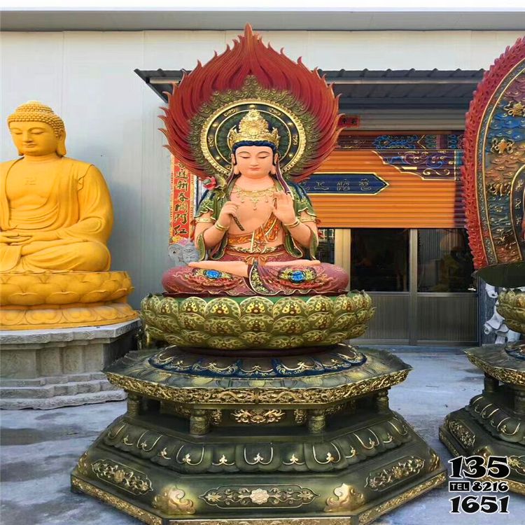 三圣雕塑-景區廟宇玻璃鋼彩繪神佛三圣雕塑 三圣雕塑-景區廟宇玻璃鋼彩繪神佛三圣雕塑高清圖片