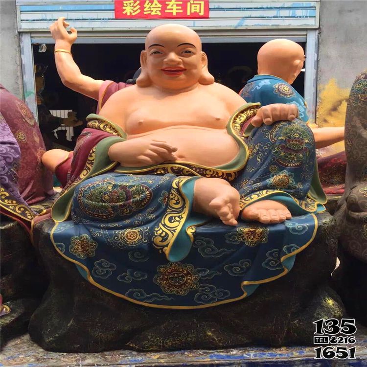 十八羅漢雕塑-玻璃鋼彩繪大型景觀笑佛大肚子十八羅漢雕塑 十八羅漢雕塑-玻璃鋼彩繪大型景觀笑佛大肚子十八羅漢雕塑高清圖片