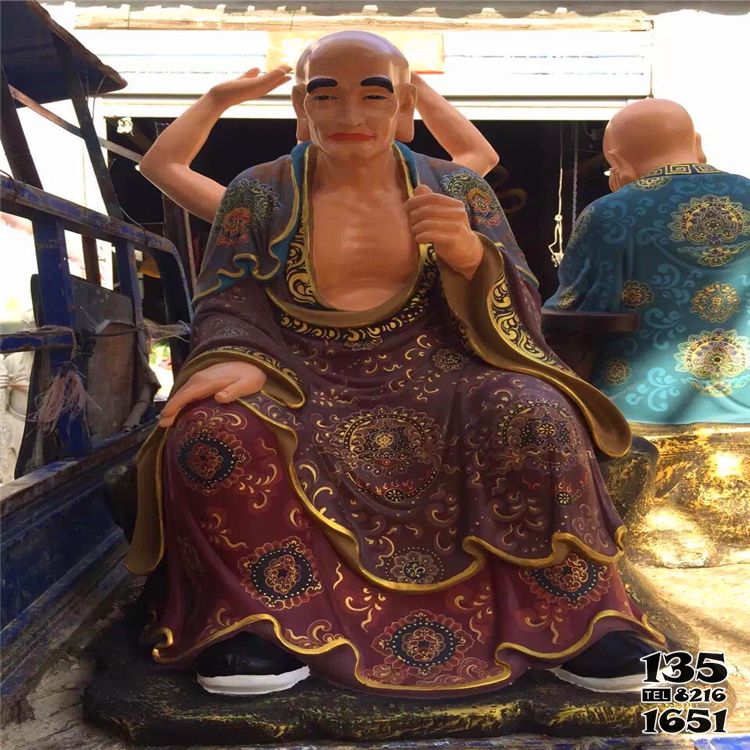 十八羅漢雕塑-玻璃鋼彩繪寺廟宗教十八羅漢雕塑 十八羅漢雕塑-玻璃鋼彩繪寺廟宗教十八羅漢雕塑高清圖片