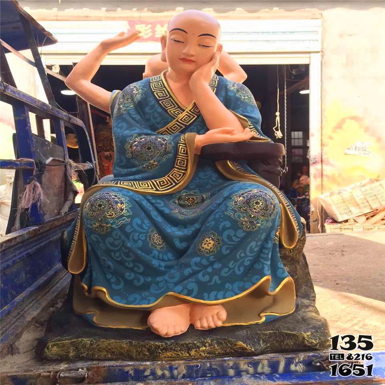 十八羅漢雕塑-戶外景區廟宇樹脂彩繪十八羅漢雕塑 十八羅漢雕塑-戶外景區廟宇樹脂彩繪十八羅漢雕塑高清圖片
