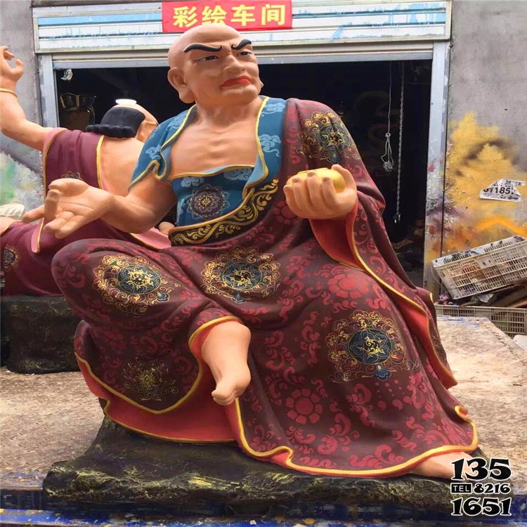 十八羅漢雕塑-廟宇寺廟玻璃鋼彩繪大型景觀十八羅漢雕塑 十八羅漢雕塑-廟宇寺廟玻璃鋼彩繪大型景觀十八羅漢雕塑高清圖片