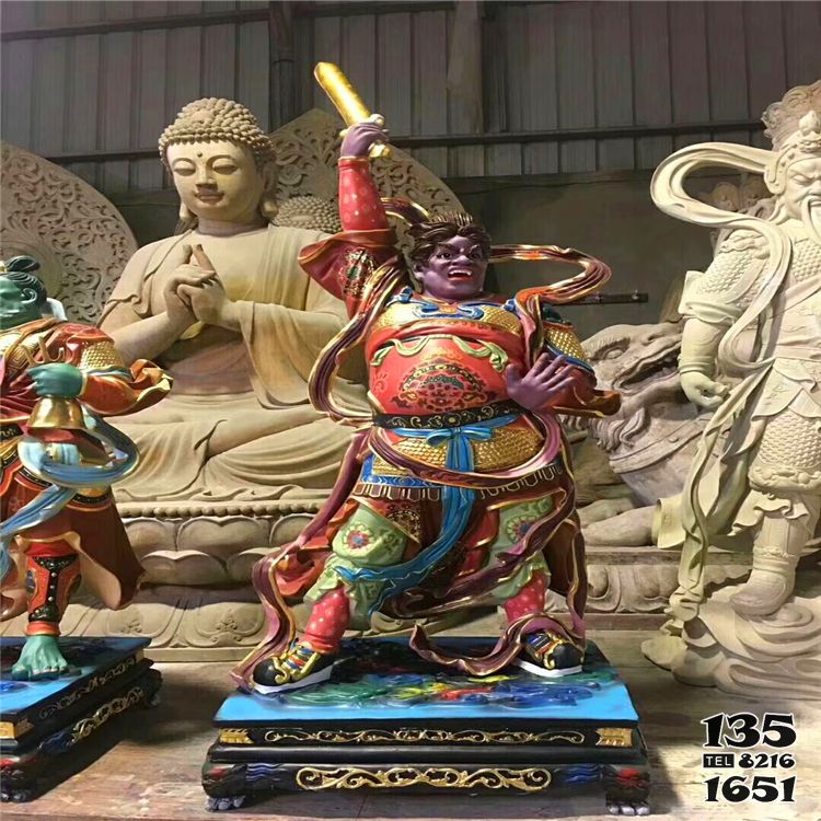 十二神將雕塑-玻璃鋼彩繪大型人物景觀十二神將雕塑 十二神將雕塑-玻璃鋼彩繪大型人物景觀十二神將雕塑高清圖片