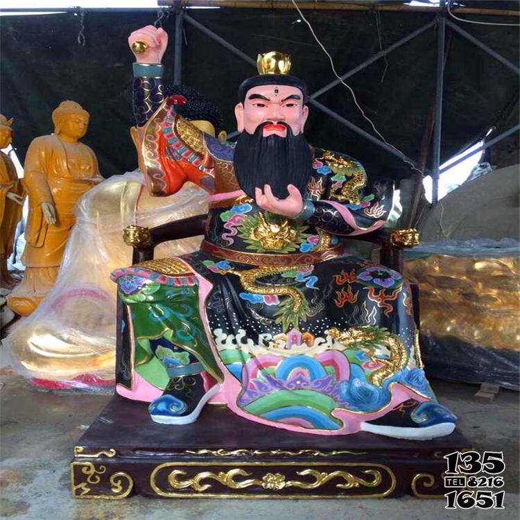馬王爺雕塑-玻璃鋼彩繪戶外景區大型馬王爺雕塑 馬王爺雕塑-玻璃鋼彩繪戶外景區大型馬王爺雕塑