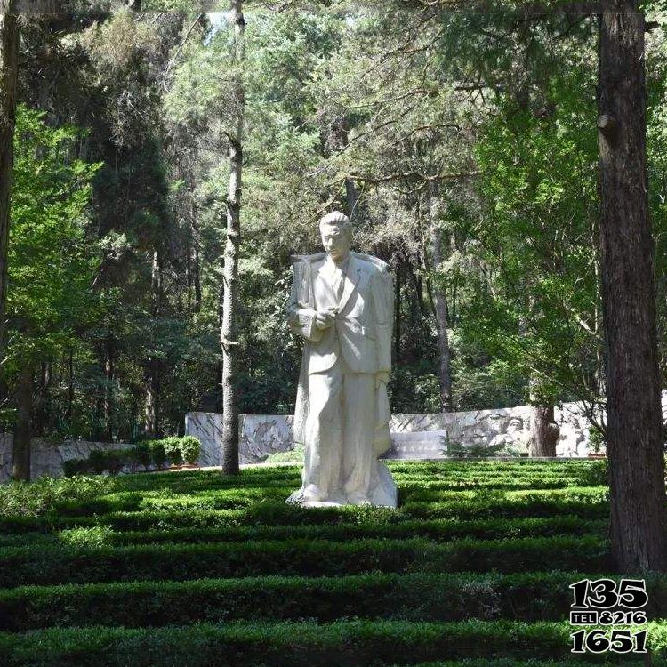 聶耳雕塑-公園名人作曲家漢白玉石雕聶耳雕塑 聶耳雕塑-公園名人作曲家漢白玉石雕聶耳雕塑