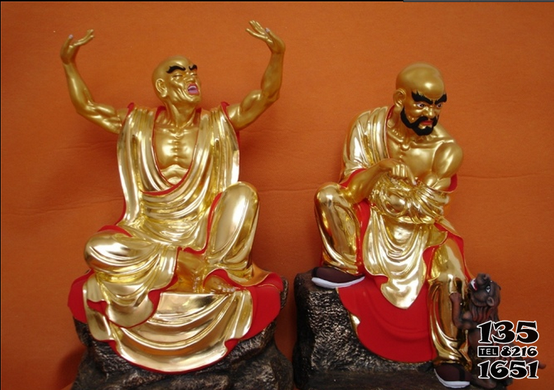 十八羅漢雕塑-玻璃鋼彩繪景區寺廟十八羅漢雕塑 十八羅漢雕塑-玻璃鋼彩繪景區寺廟十八羅漢雕塑