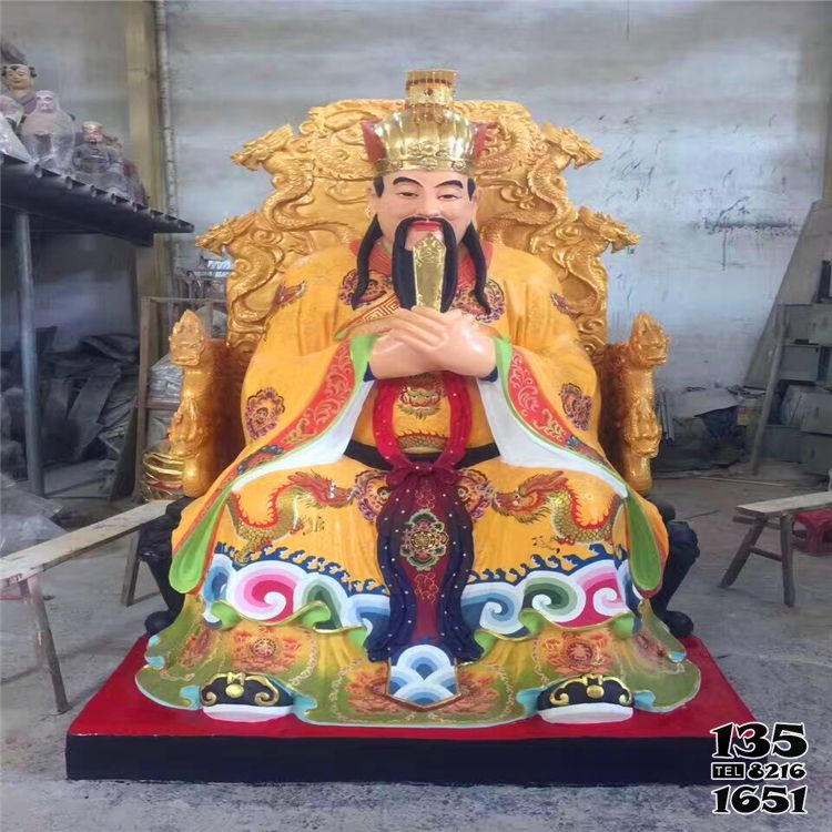 東岳大帝雕塑-玻璃給你個彩繪寺廟景區泰山神東岳大帝雕塑 東岳大帝雕塑-玻璃給你個彩繪寺廟景區泰山神東岳大帝雕塑高清圖片
