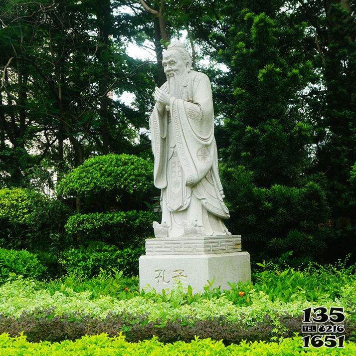 孔子雕塑-學校名人孔子銅像雕塑 孔子雕塑-學校名人孔子銅像雕塑高清圖片