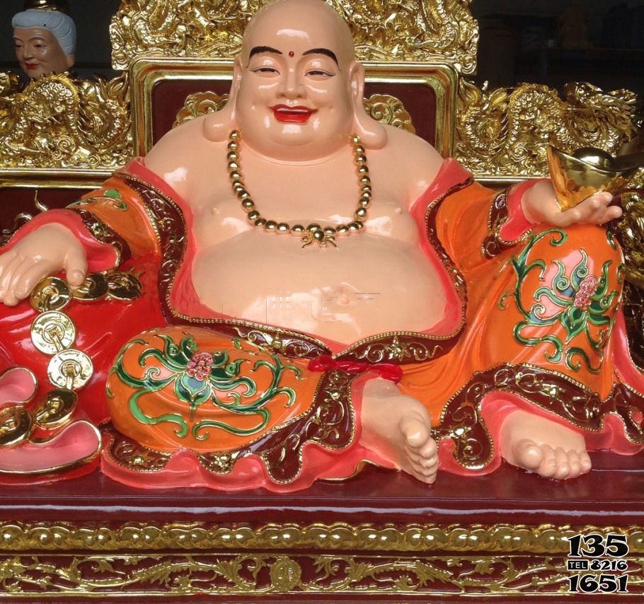 彌勒佛雕塑-寺廟大型仿真人物景觀景區玻璃鋼彩繪彌勒佛雕塑 彌勒佛雕塑-寺廟大型仿真人物景觀景區玻璃鋼彩繪彌勒佛雕塑高清圖片
