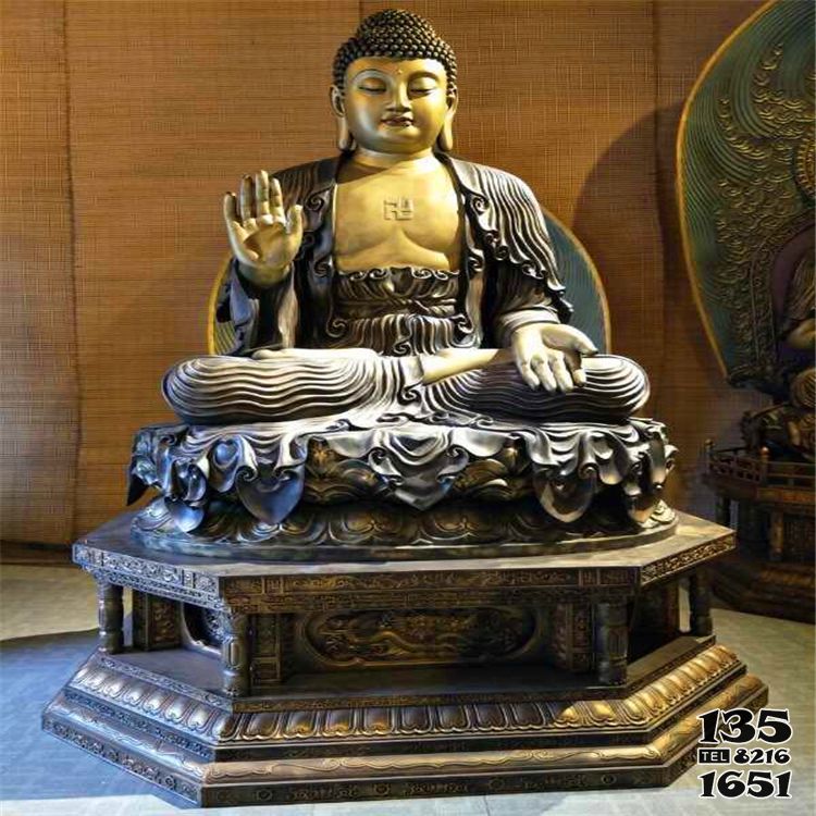 三寶佛雕塑-不銹鋼仿銅雕大型景觀寺廟三寶佛雕塑 三寶佛雕塑-不銹鋼仿銅雕大型景觀寺廟三寶佛雕塑高清圖片