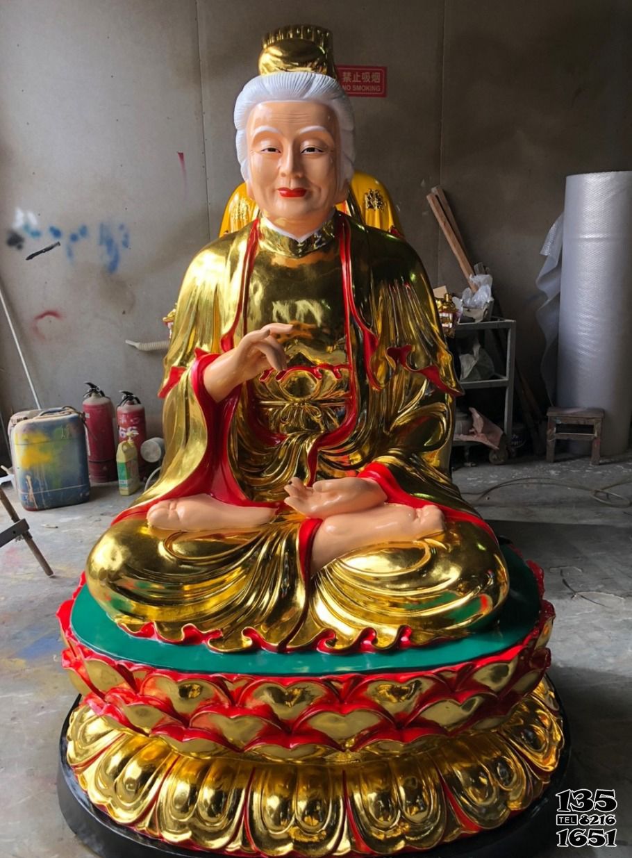 太極老母雕塑-寺廟不銹鋼貼金太極老母雕塑 太極老母雕塑-寺廟不銹鋼貼金太極老母雕塑