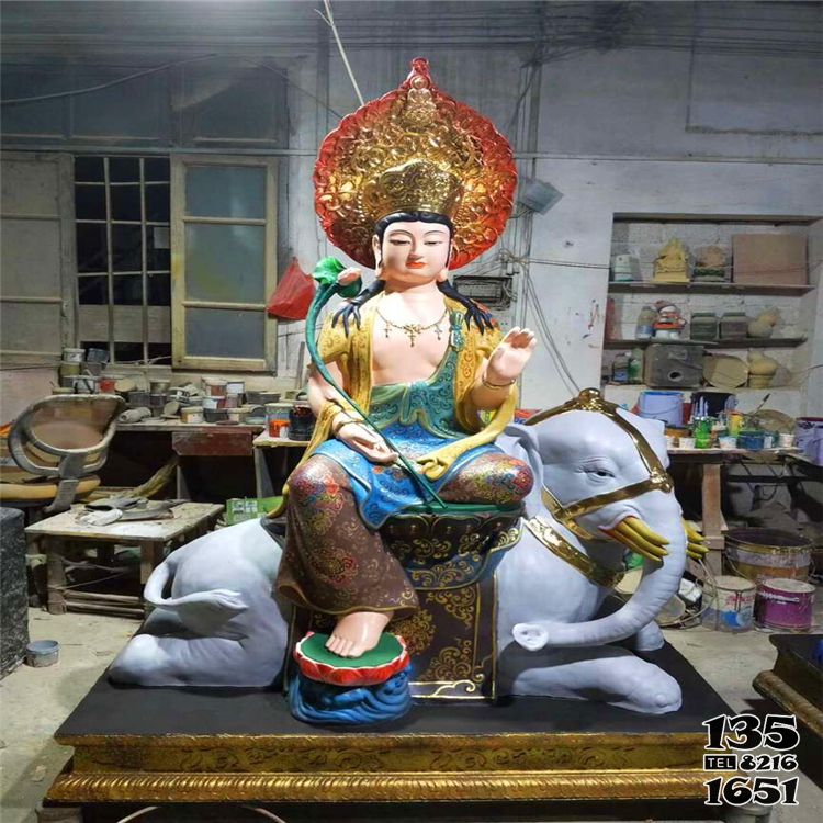 文殊普賢雕塑-玻璃鋼彩繪寺廟人物景觀佛像文殊普賢雕塑 文殊普賢雕塑-玻璃鋼彩繪寺廟人物景觀佛像文殊普賢雕塑高清圖片
