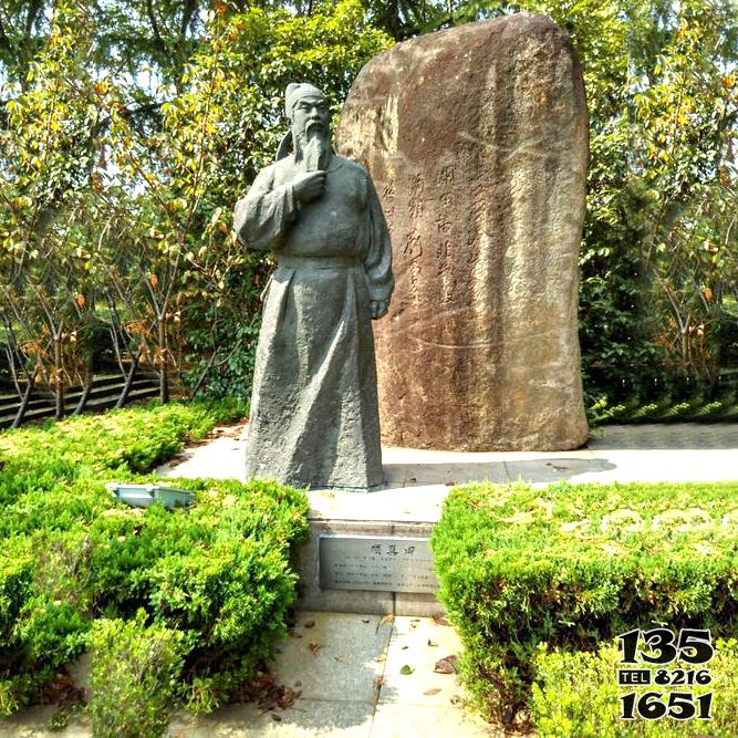 顏真卿雕塑-公園景區歷史名人顏真卿銅雕像 顏真卿雕塑-公園景區歷史名人顏真卿銅雕像高清圖片