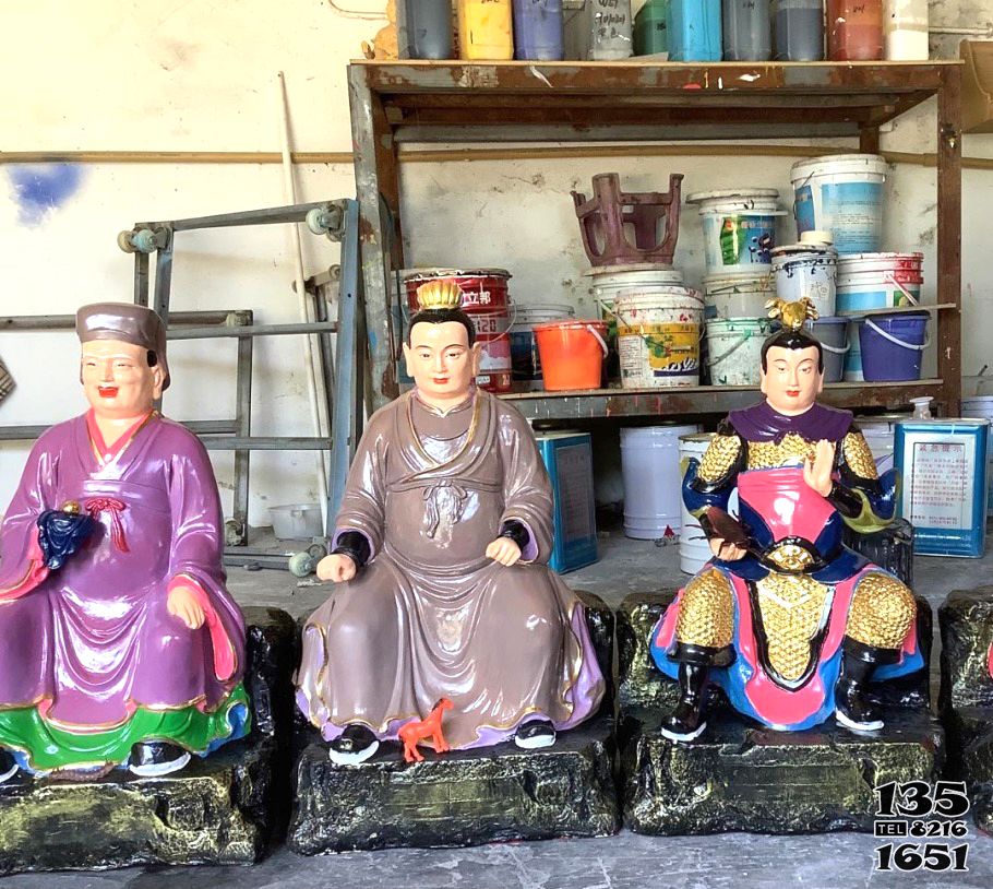 60太歲甲子雕塑-寺廟供奉玻璃鋼彩繪太歲雕塑 60太歲甲子雕塑-寺廟供奉玻璃鋼彩繪太歲雕塑高清圖片