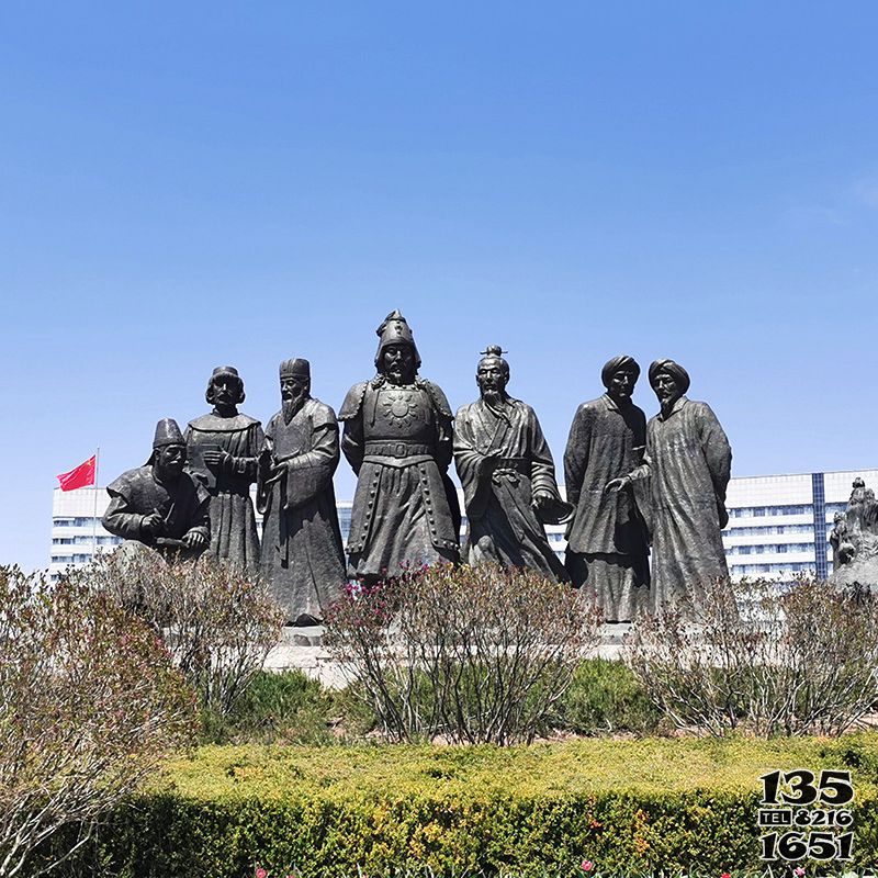 成吉思汗雕塑-景區公園景觀銅雕成吉思汗雕塑 成吉思汗雕塑-景區公園景觀銅雕成吉思汗雕塑高清圖片