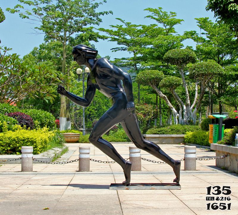 籃球雕塑-戶外公園跑步運動抽象人物玻璃鋼雕塑 籃球雕塑-戶外公園跑步運動抽象人物玻璃鋼雕塑高清圖片