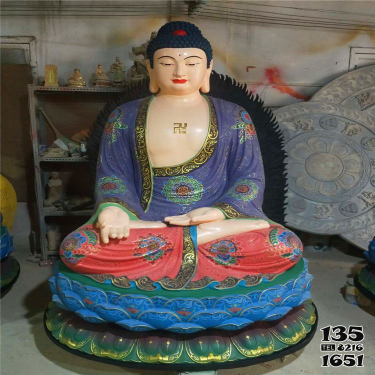 三寶佛雕塑-玻璃鋼彩繪創意景觀寺廟大型神佛三寶佛雕塑 三寶佛雕塑-玻璃鋼彩繪創意景觀寺廟大型神佛三寶佛雕塑高清圖片
