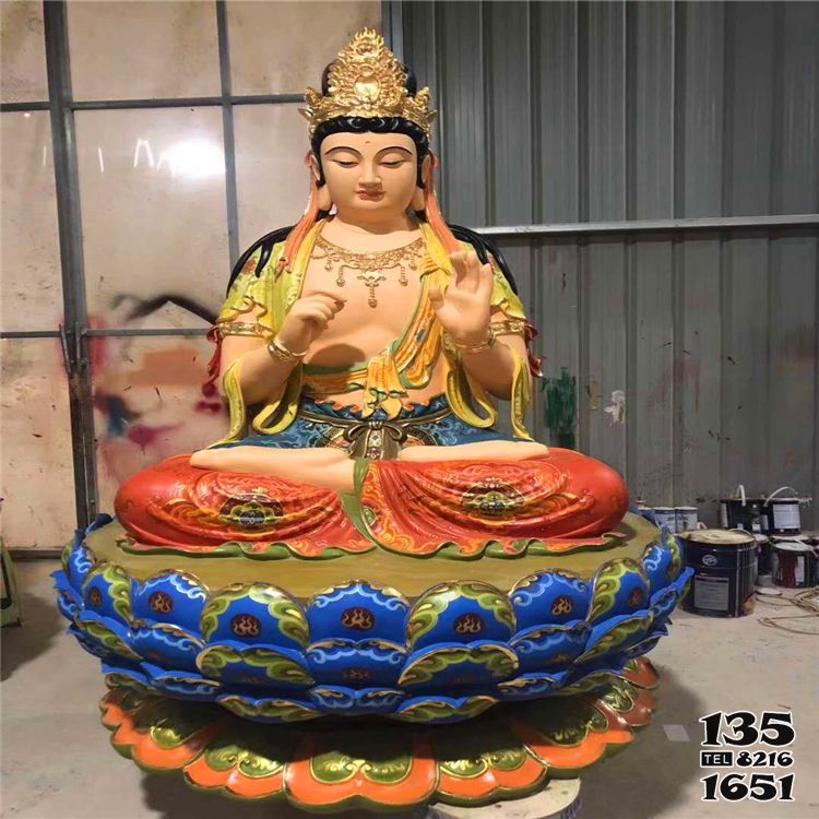 三圣雕塑-景區玻璃鋼彩繪寺廟供奉神佛三圣雕塑 三圣雕塑-景區玻璃鋼彩繪寺廟供奉神佛三圣雕塑高清圖片