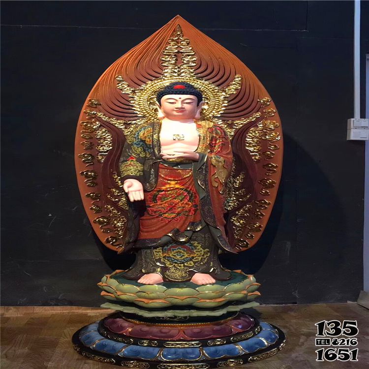 三圣雕塑-景區樹脂彩繪佛像三圣雕塑 三圣雕塑-景區樹脂彩繪佛像三圣雕塑高清圖片