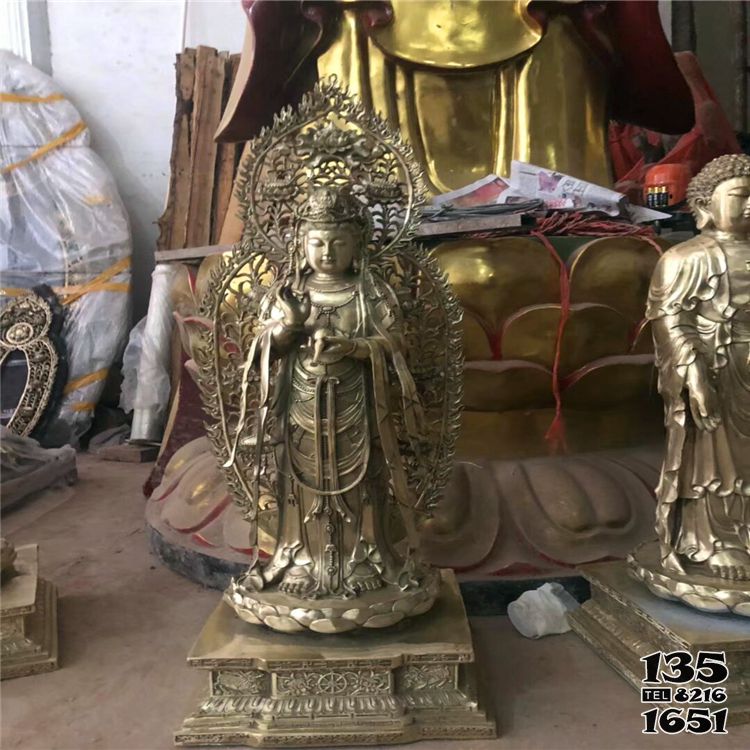 三圣雕塑-景區寺廟供奉佛像三圣雕塑 三圣雕塑-景區寺廟供奉佛像三圣雕塑高清圖片