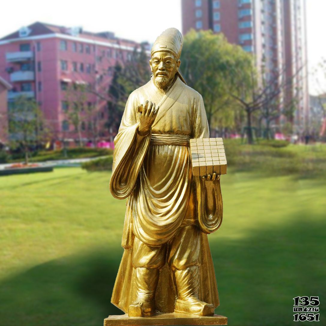 畢昇雕塑-學校校園名人印刷術發明家畢昇雕塑 畢昇雕塑-學校校園名人印刷術發明家畢昇雕塑