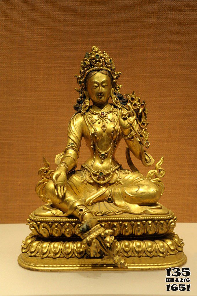 度母雕塑-室內(nèi)創(chuàng)意不銹鋼噴金鎏金度母雕塑 度母雕塑-室內(nèi)創(chuàng)意不銹鋼噴金鎏金度母雕塑高清圖片