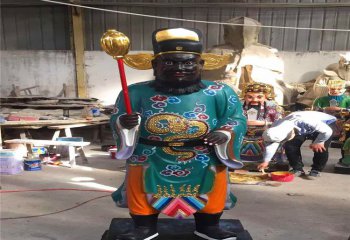 判官雕塑-玻璃鋼彩繪創(chuàng)意寺廟景區(qū)判官雕塑