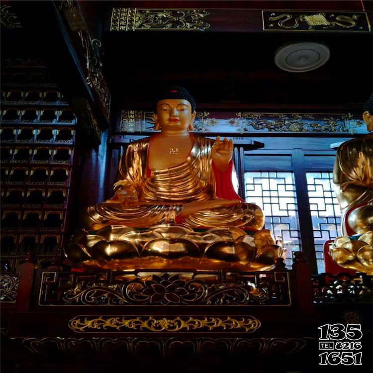 三寶佛雕塑-寺廟大型不銹鋼噴金叩拜神佛三寶佛雕塑 三寶佛雕塑-寺廟大型不銹鋼噴金叩拜神佛三寶佛雕塑高清圖片