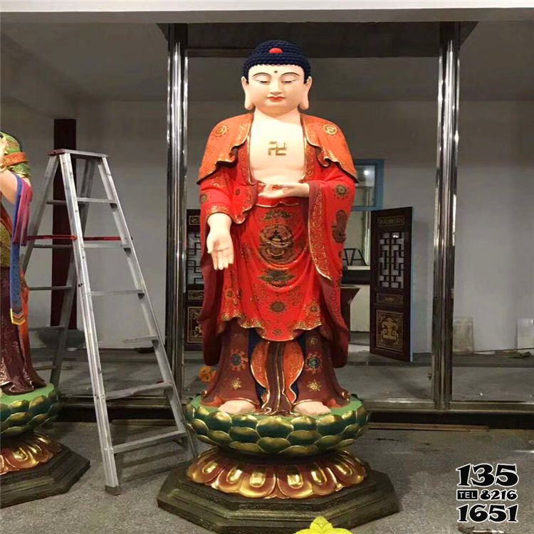 三圣雕塑-景區寺廟玻璃鋼彩繪供奉佛像三圣雕塑 三圣雕塑-景區寺廟玻璃鋼彩繪供奉佛像三圣雕塑高清圖片